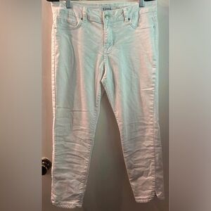 d.jeans White Slim Straight Jeans Size 10